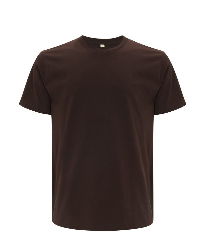 T-shirt brown uomo in cotone biologico. Prodotto ecologico.