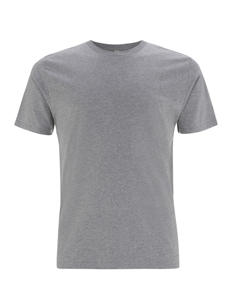 T-shirt uomo grigio scuro in cotone biologico. Prodotto ecologico