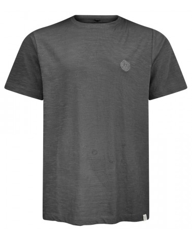 T-shirt uomo in cotone biologico antracite, Komodo.