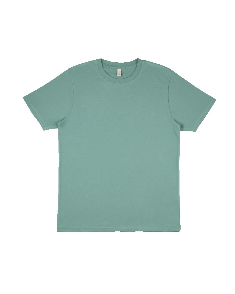 T-shirt uomo verde salvia in cotone biologico. Prodotto ecologico