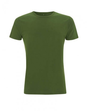 T-shirt uomo verde in bambù e cotone bio. Prodotto ecologici.