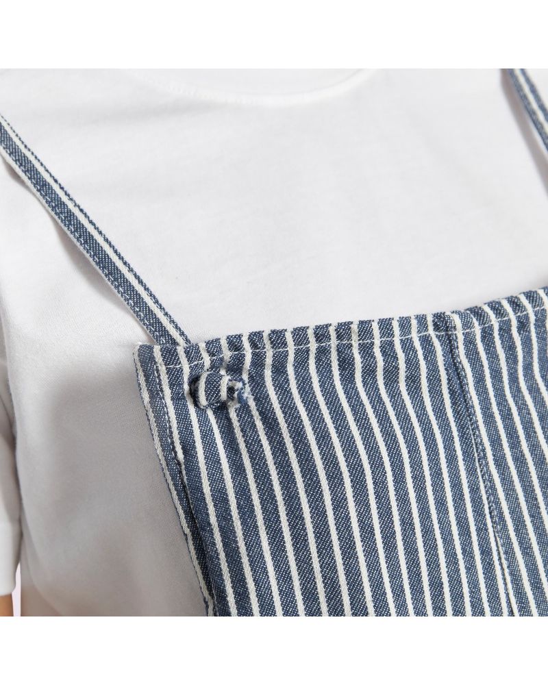 Salopette Donna Italiana Lagenlook, 100% Cotone Morbido, Taglie Forti, Vita 44, Con Tasche, Nuova Con Etichette - Foto 6