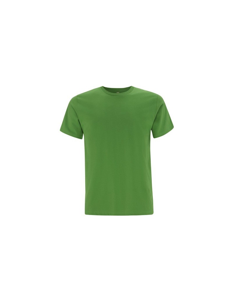 T-shirt uomo in cotone biologico. Prodotto ecologico. Verde chiaro