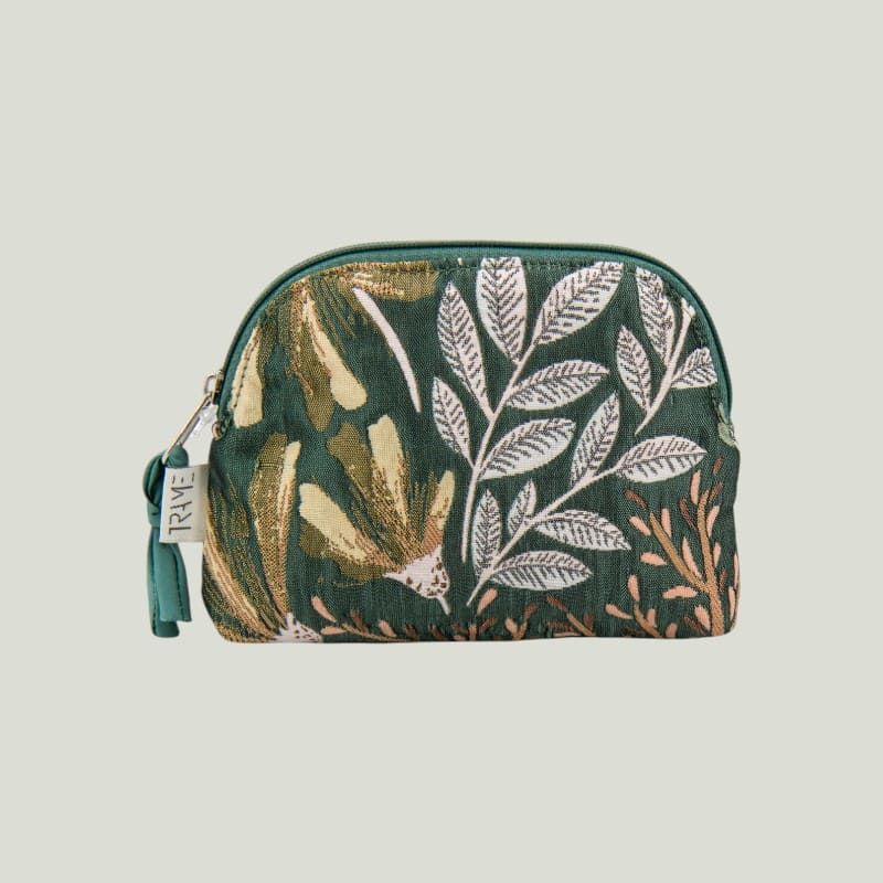 Portamonete in broccato con fantasia floreale
